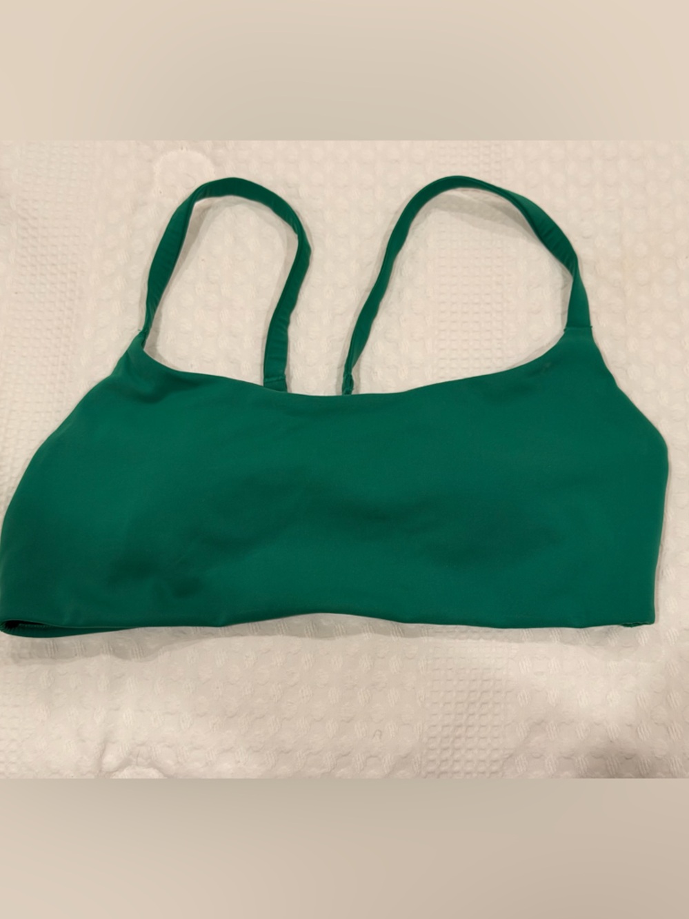 lululemon athletica Emerald Green Sports Bra Nulu NWOT!